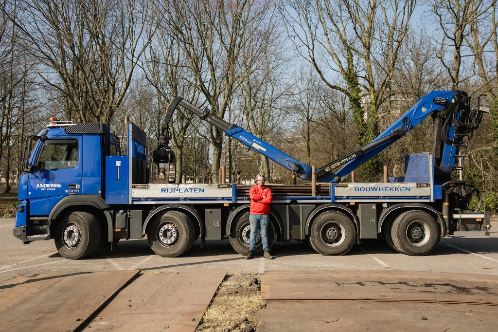Martin verzorgt het voertuigenpark van Andeweg